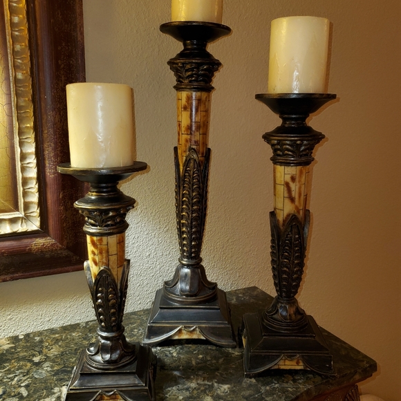 Resin Candlesticks - Picture 2 of 8
